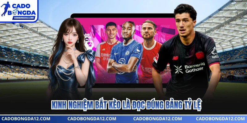 Kinh nghiệm bắt kèo là Đọc đúng bảng tỷ lệ