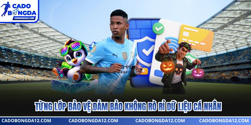 Từng lớp bảo vệ đảm bảo không rò rỉ dữ liệu cá nhân